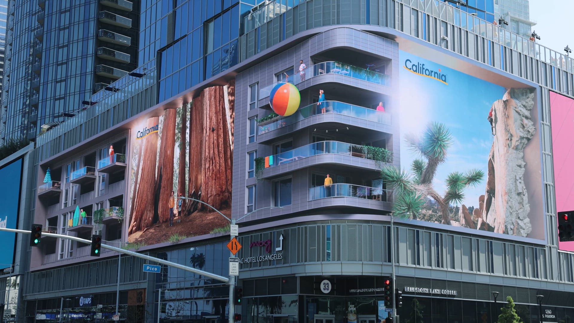 Visit California | The Ultimate Playground Beach Ball 3D Out-of-Home ...