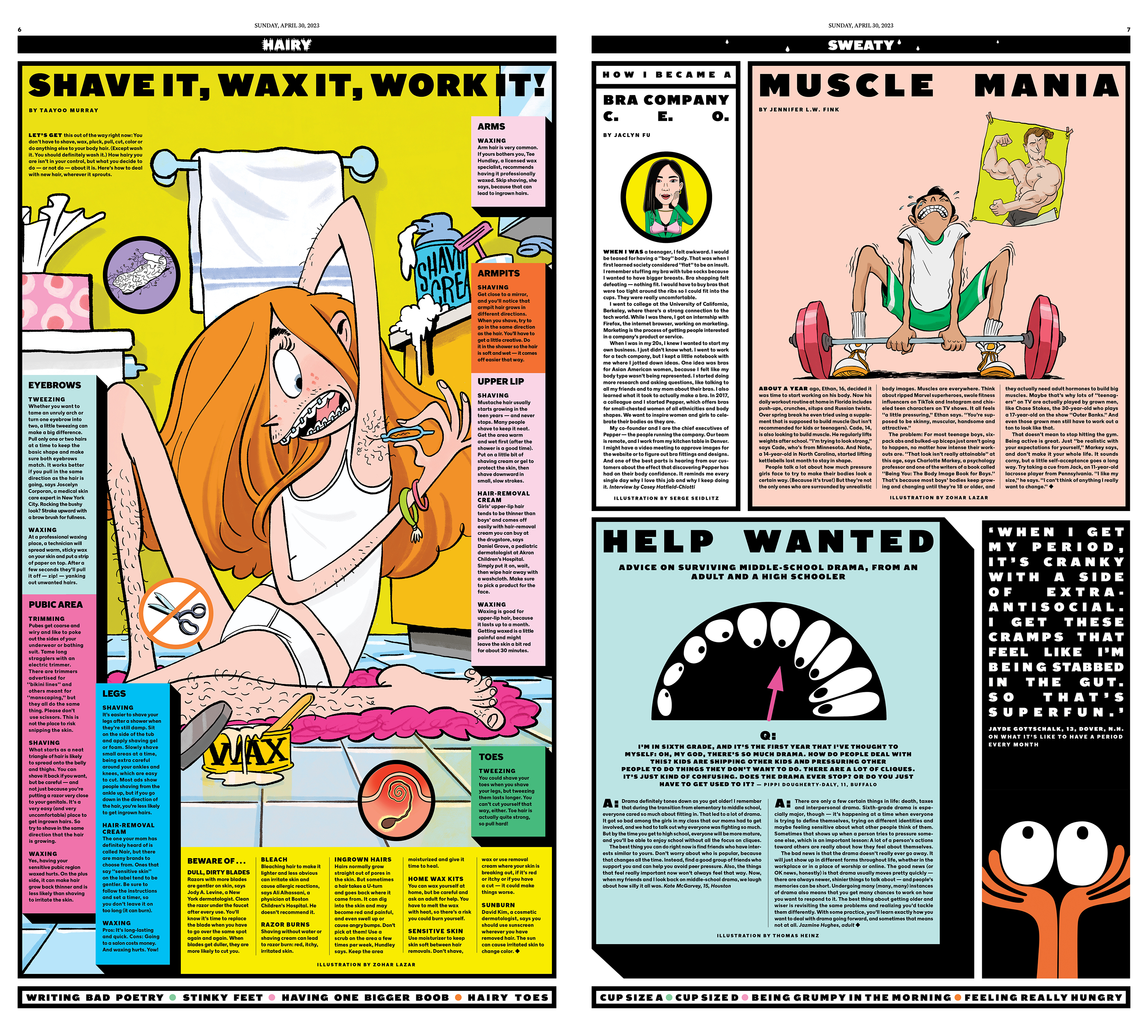 The New York Times for Kids | The Puberty Issue | The One Club