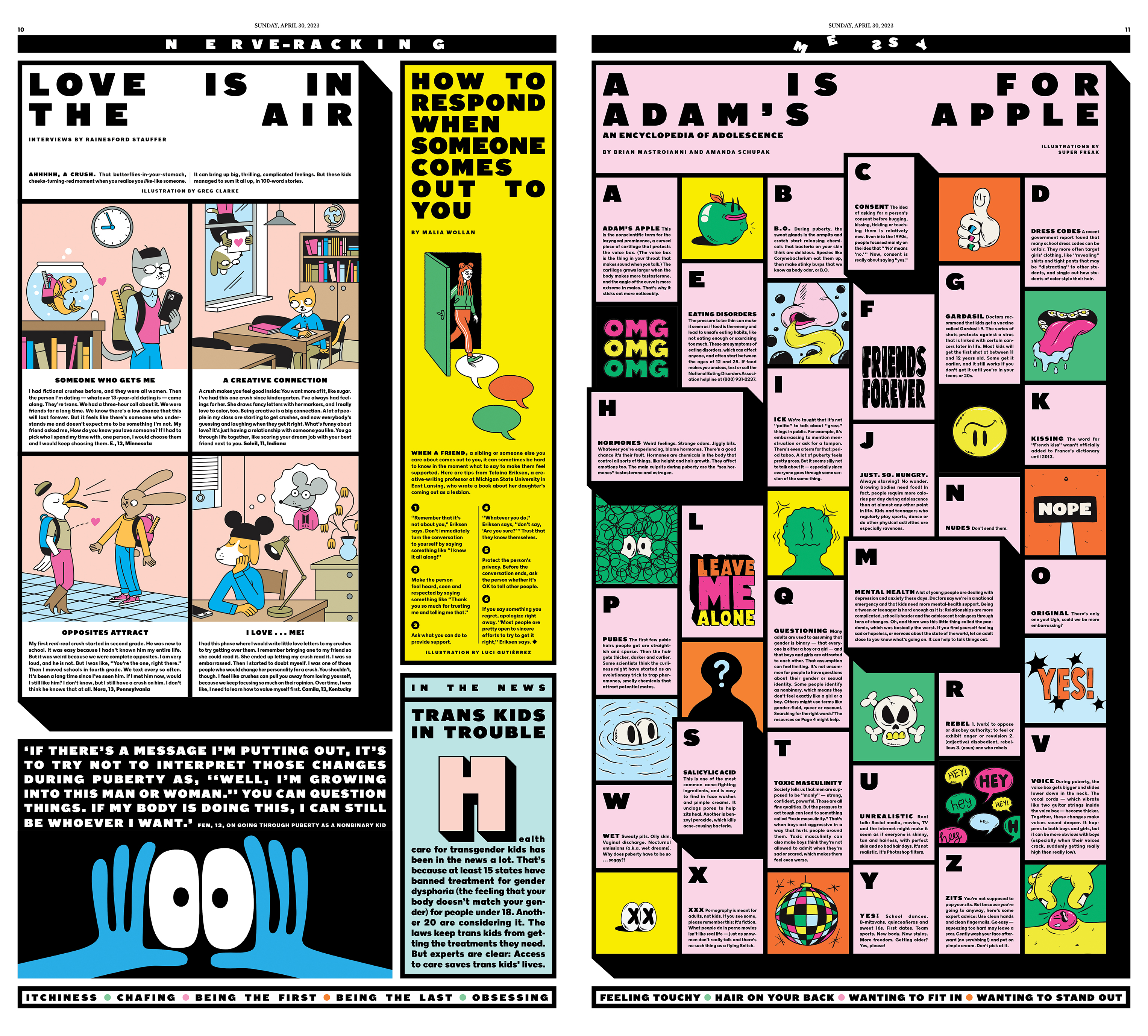 The New York Times for Kids | The Puberty Issue | The One Club