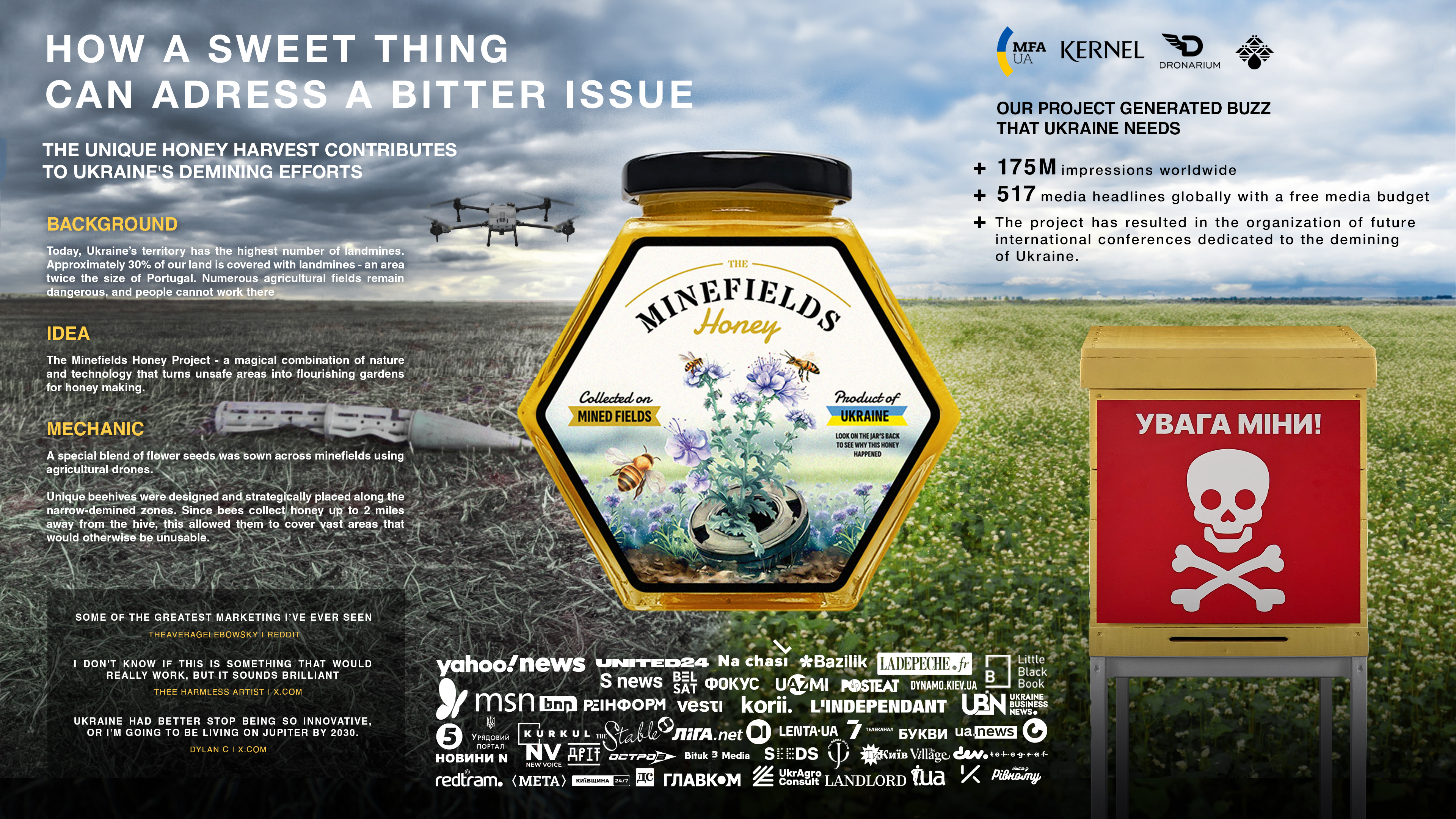 Kernel + Ministry of Foreign Affairs of Ukraine | The Minefields Honey ...