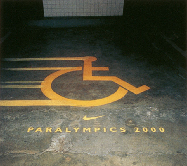 Nike Paralympics - Wheelchair Parking Bay