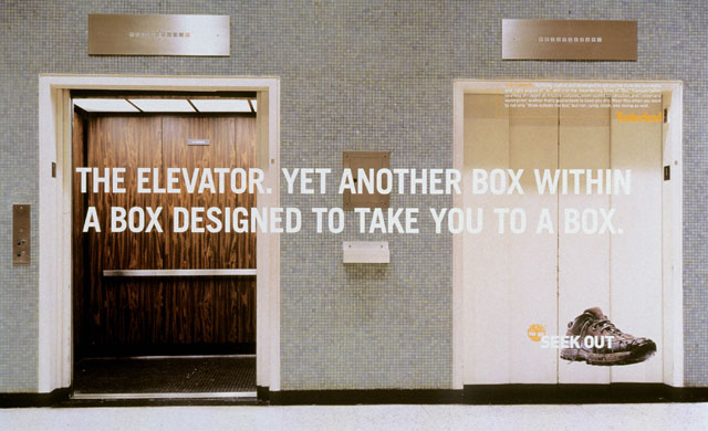 Exit Sign, Frustration, Elevator