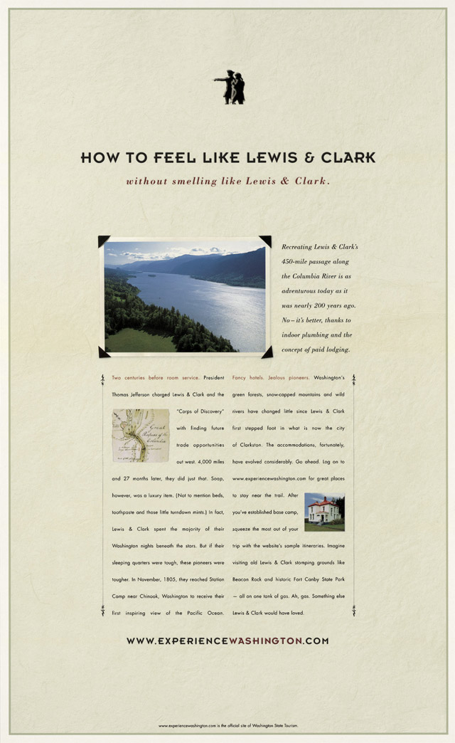 Lewis Camp; Clark, Float Plane, Wine Country