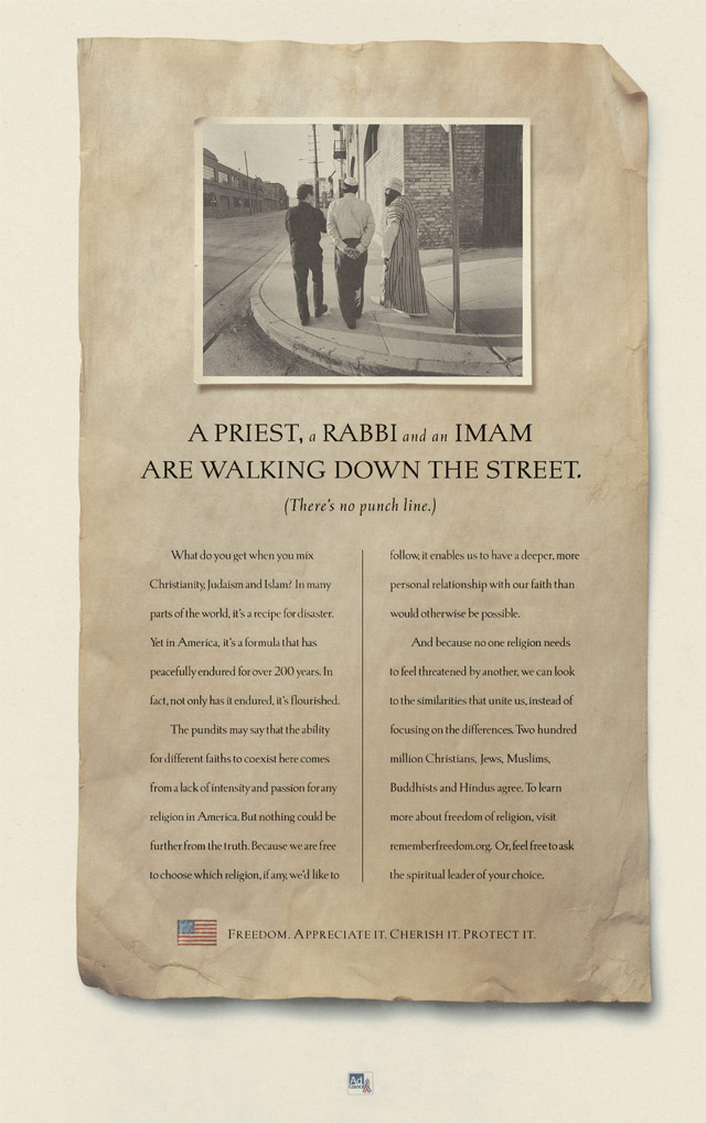 A Priest, a Rabbi and an Iman
