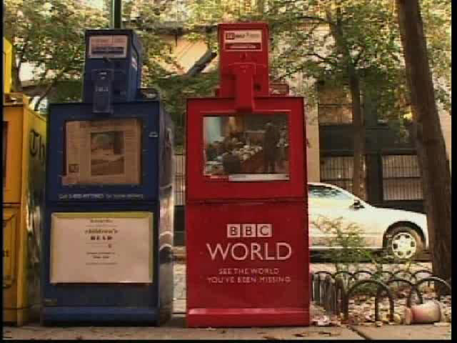 BBC Newspaper Boxes