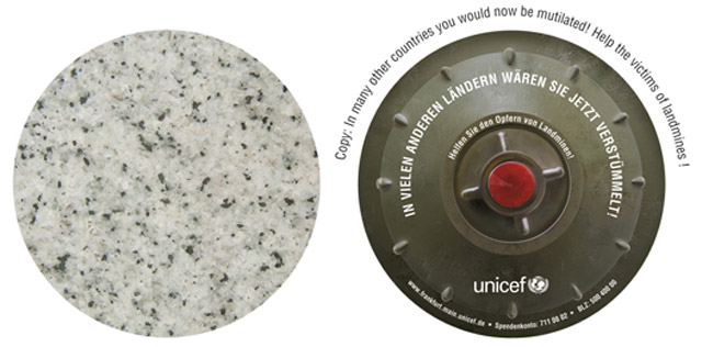 The UNICEF Landmine Stickers