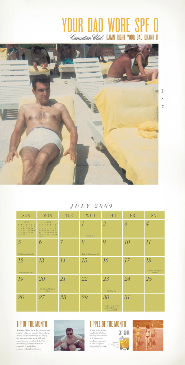Canadian Club Calendar