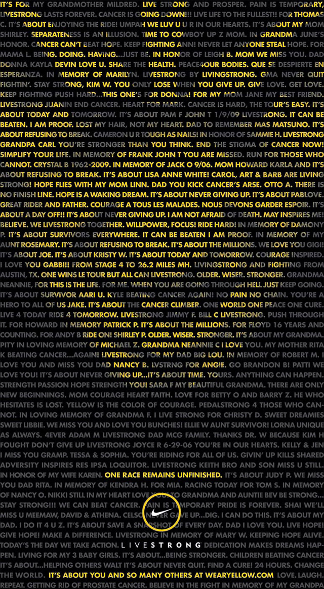 Nike Livestrong Integrated Campaign