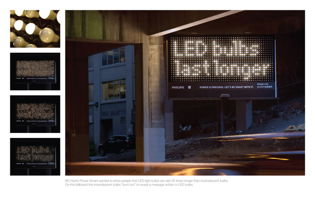 LED Bulb Billboard