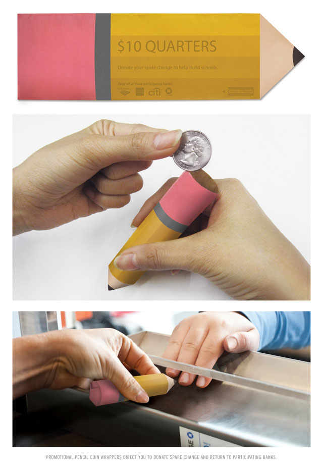 Pencil Coin Wrappers