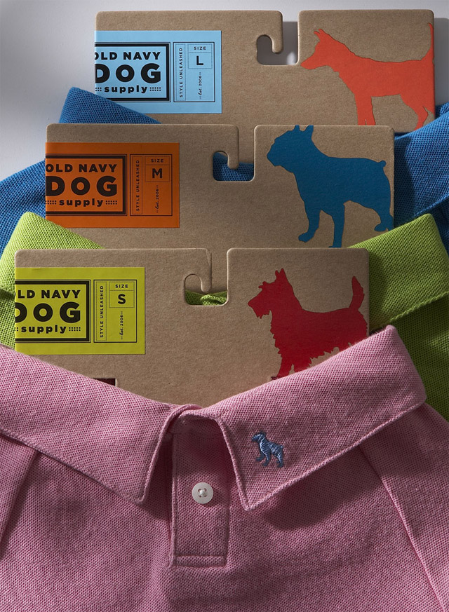 Packaging for Old Navy Dog Supply
