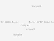 Words: Immigrant/Border