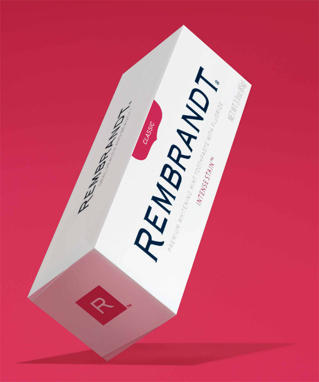 Rembrandt Product Packaging