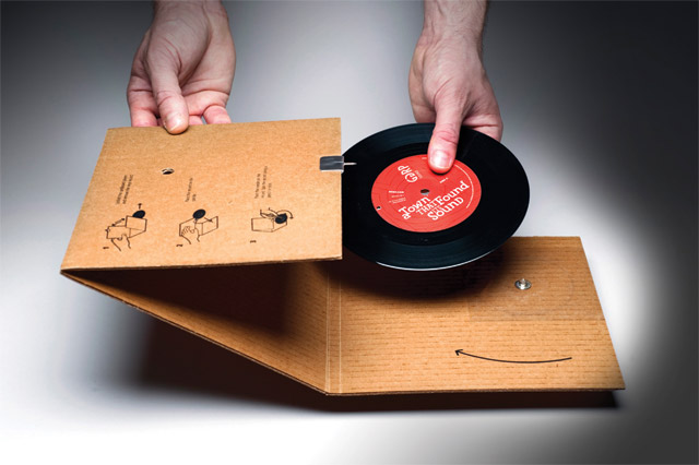 Cardboard Record Player