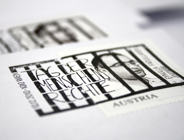Special postmark „human rights“