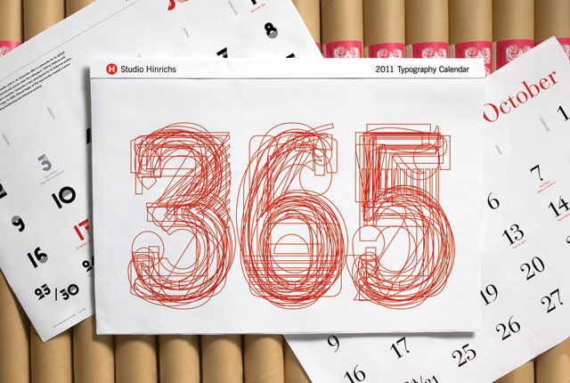365 Typography Calendar 2011