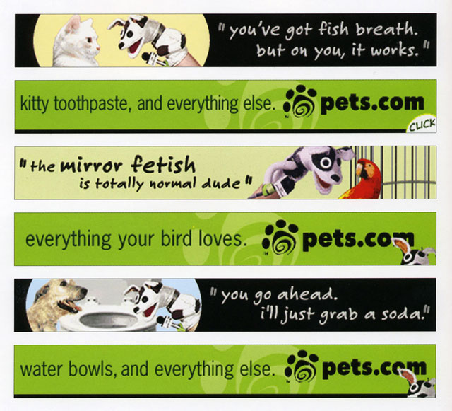 Pets.com Banners