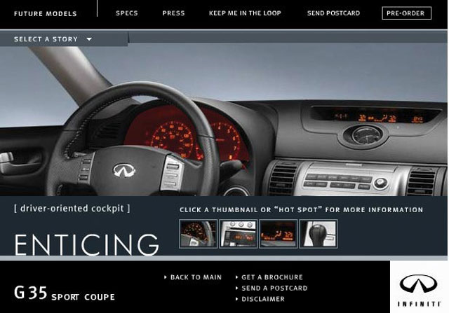 Infiniti G35 Coupe Launch Campaign