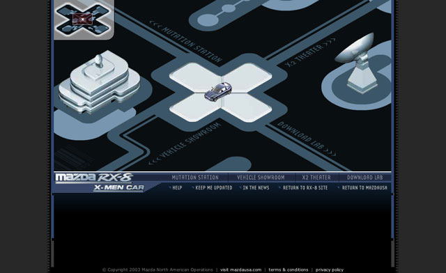 X2 X-Men Promotional Site