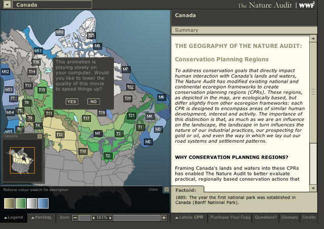 The Nature Audit - Interactive Mapping Application