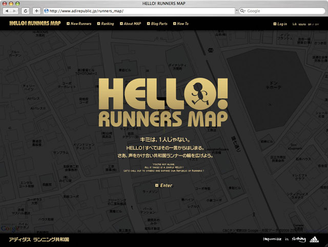 HELLO! RUNNERS MAP