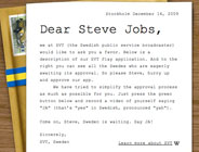 Dear Steve Jobs