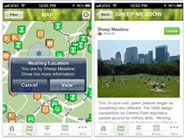 Central Park Conservancy iPhone Application 