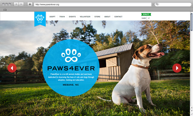 Paws4Ever website